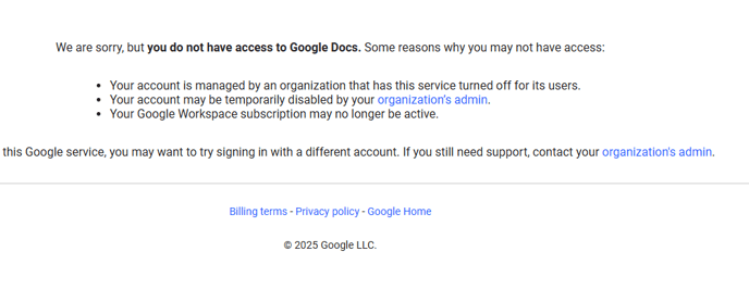 google-restriction